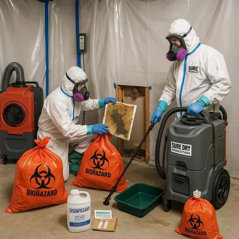 Contaminated Water Handling Protocols process in New Century KS, KS
